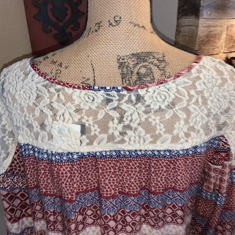 🌺 Boho Style Detailed Top - Picture 4 of 8